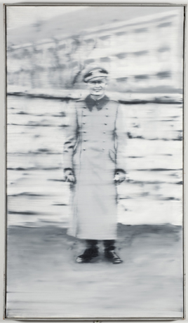 Onkel Rudi (Tío Rudi) Gerhard Richter 1965 87 x 50 cm. Óleo sobre lienzo
