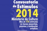 Convocatoria de Estímulos 2014 entregará más de 12.600 millones de pesos Convocatoria de Estímulos 2014 entregará más de 12.600 millones de pesos