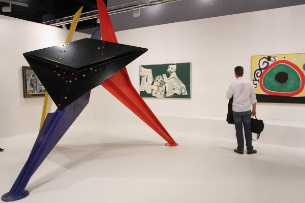 La galería Helly Nahmad es una de las más importantes entre las que acuden cada año a la feria Art Basel Miami. Getty
