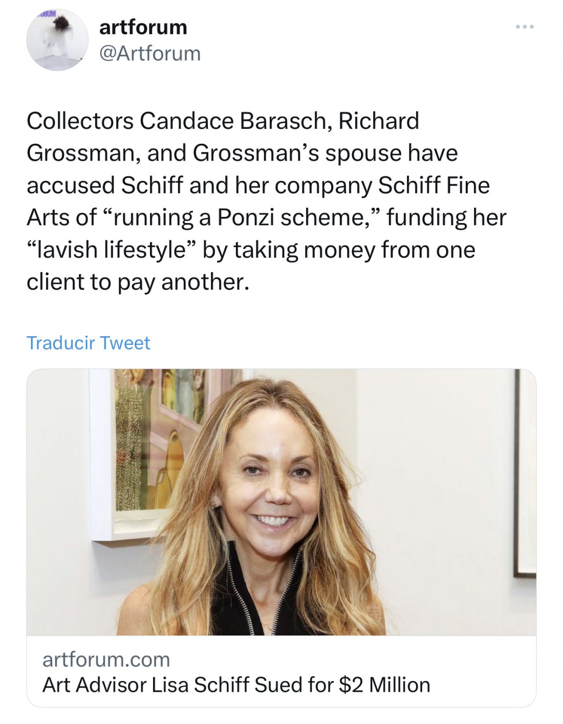 Lisa Schiff Bankruptcy